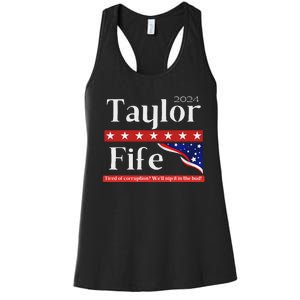 Taylor Fife 2024 Presidential Campaign Design Women's Racerback Tank