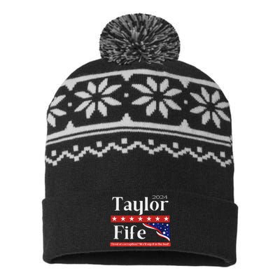 Taylor Fife 2024 Presidential Campaign Design USA-Made Snowflake Beanie