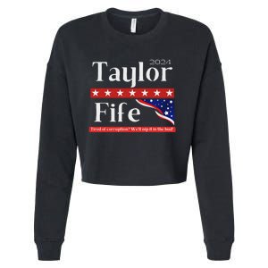 Taylor Fife 2024 Presidential Campaign Design Cropped Pullover Crew