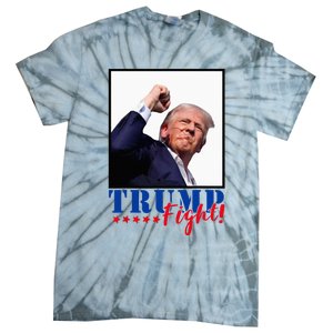 Trump Fight 2024 Fighting Fighters Supporters Americans Tie-Dye T-Shirt