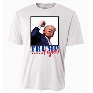 Trump Fight 2024 Fighting Fighters Supporters Americans Cooling Performance Crew T-Shirt