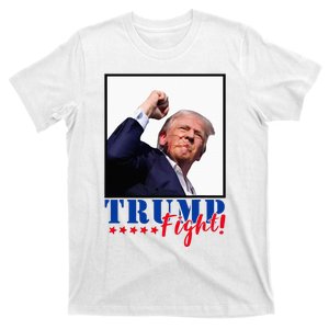 Trump Fight 2024 Fighting Fighters Supporters Americans T-Shirt