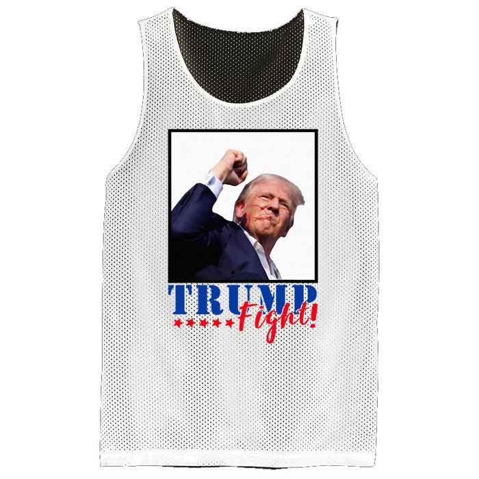 Trump Fight 2024 Fighting Fighters Supporters Americans Mesh Reversible Basketball Jersey Tank