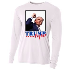 Trump Fight 2024 Fighting Fighters Supporters Americans Cooling Performance Long Sleeve Crew