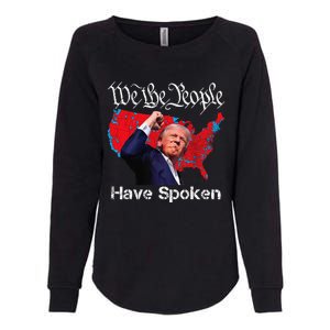 Trump Fight 2024 We The People Have Spoken Election Map Womens California Wash Sweatshirt