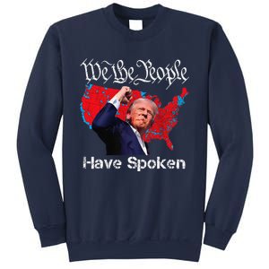 Trump Fight 2024 We The People Have Spoken Election Map Sweatshirt