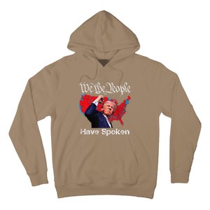 Trump Fight 2024 We The People Have Spoken Election Map Hoodie