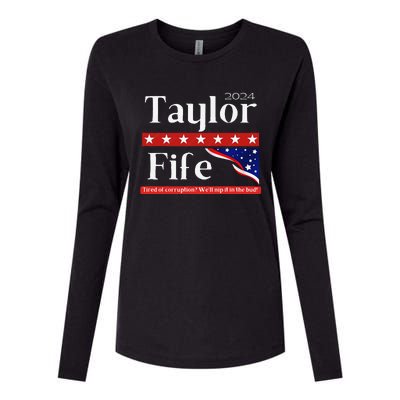 Taylor Fife 2024 Womens Cotton Relaxed Long Sleeve T-Shirt