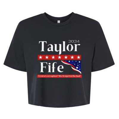 Taylor Fife 2024 Bella+Canvas Jersey Crop Tee