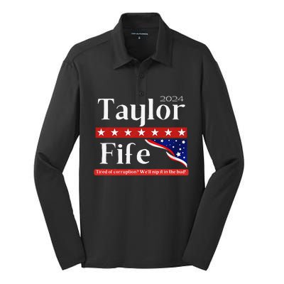 Taylor Fife 2024 Silk Touch Performance Long Sleeve Polo