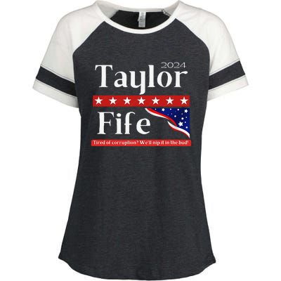 Taylor Fife 2024 Enza Ladies Jersey Colorblock Tee