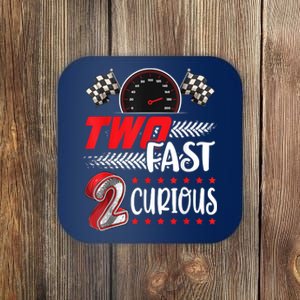 Two Fast 2 Curious Racing 2nd Birthday Two Fast Birthday Coaster