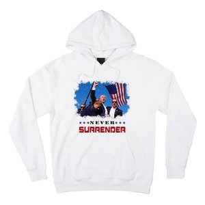 Trump Fight 2024 Never Surrender President Support Hoodie