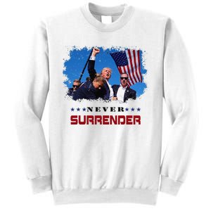 Trump Fight 2024 Never Surrender President Support Sweatshirt