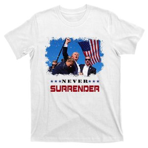 Trump Fight 2024 Never Surrender President Support T-Shirt