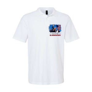 Trump Fight 2024 Never Surrender President Support Softstyle Adult Sport Polo