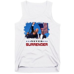 Trump Fight 2024 Never Surrender President Support Tank Top