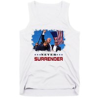 Trump Fight 2024 Never Surrender President Support Tank Top