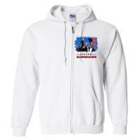 Trump Fight 2024 Never Surrender President Support Full Zip Hoodie