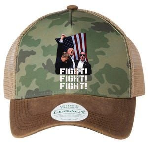 Trump Fight 2024 Trump Shot Fight Trump 2024 Legacy Tie Dye Trucker Hat