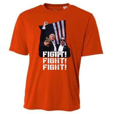 Trump Fight 2024 Trump Shot Fight Trump 2024 Cooling Performance Crew T-Shirt