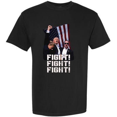 Trump Fight 2024 Trump Shot Fight Trump 2024 Garment-Dyed Heavyweight T-Shirt