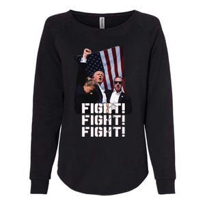 Trump Fight 2024 Trump Shot Fight Trump 2024 Womens California Wash Sweatshirt