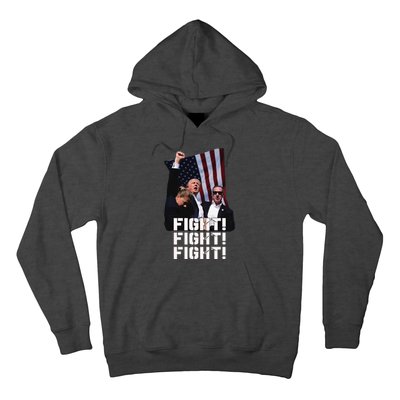 Trump Fight 2024 Trump Shot Fight Trump 2024 Hoodie