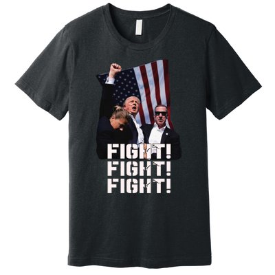 Trump Fight 2024 Trump Shot Fight Trump 2024 Premium T-Shirt