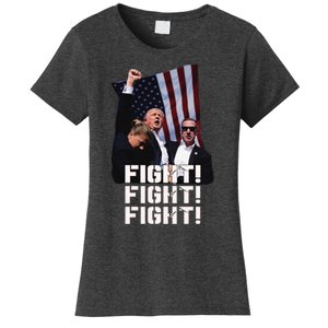 Trump Fight 2024 Trump Shot Fight Trump 2024 Women's T-Shirt