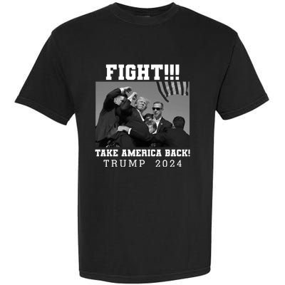 Trump Fight 2024 Trump Shot Fight Trump 2024 Garment-Dyed Heavyweight T-Shirt