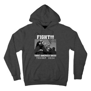 Trump Fight 2024 Trump Shot Fight Trump 2024 Hoodie