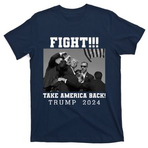 Trump Fight 2024 Trump Shot Fight Trump 2024 T-Shirt