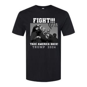 Trump Fight 2024 Trump Shot Fight Trump 2024 Softstyle CVC T-Shirt