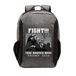 Trump Fight 2024 Trump Shot Fight Trump 2024 Vector Backpack