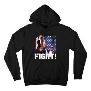 Trump Fight 2024 Trump Shot Fight Trump 2024 Hoodie