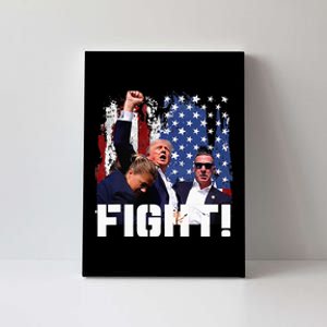 Trump Fight 2024 Trump Shot Fight Trump 2024 Canvas