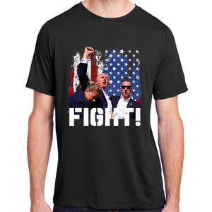 Trump Fight 2024 Trump Shot Fight Trump 2024 Adult ChromaSoft Performance T-Shirt