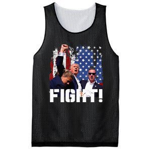 Trump Fight 2024 Trump Shot Fight Trump 2024 Mesh Reversible Basketball Jersey Tank