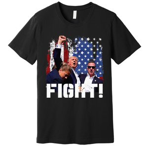 Trump Fight 2024 Trump Shot Fight Trump 2024 Premium T-Shirt