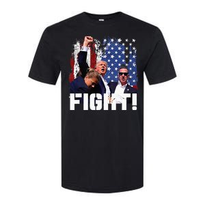 Trump Fight 2024 Trump Shot Fight Trump 2024 Softstyle CVC T-Shirt