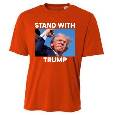 Trump Fight 2024 Trump Shot Fight Trump 2024 Cooling Performance Crew T-Shirt