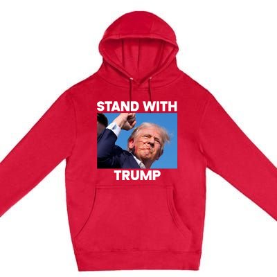 Trump Fight 2024 Trump Shot Fight Trump 2024 Premium Pullover Hoodie