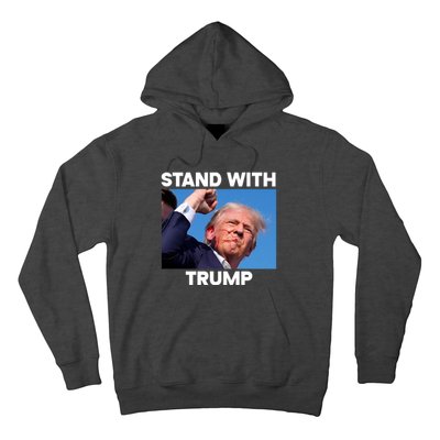 Trump Fight 2024 Trump Shot Fight Trump 2024 Hoodie