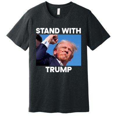 Trump Fight 2024 Trump Shot Fight Trump 2024 Premium T-Shirt