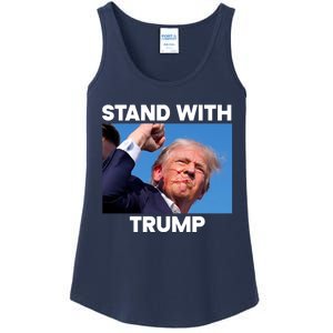 Trump Fight 2024 Trump Shot Fight Trump 2024 Ladies Essential Tank