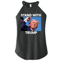 Trump Fight 2024 Trump Shot Fight Trump 2024 Women's Perfect Tri Rocker Tank