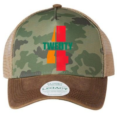 Twenty Four 24 Spoof Birthday Logo Legacy Tie Dye Trucker Hat