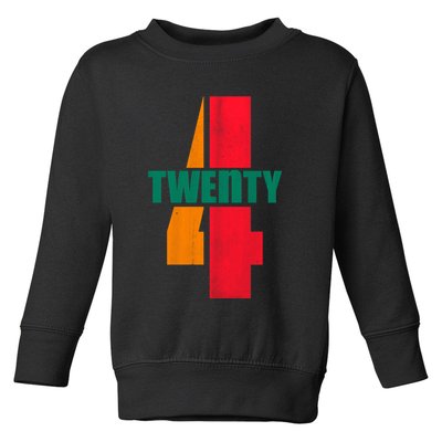 Twenty Four 24 Spoof Birthday Logo Toddler Sweatshirt