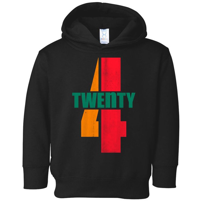 Twenty Four 24 Spoof Birthday Logo Toddler Hoodie